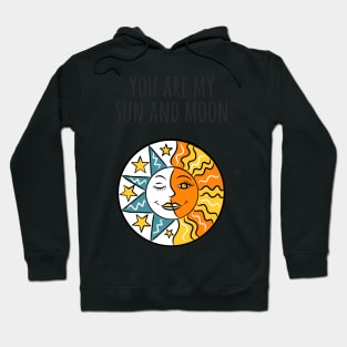 Sun And Moon Valentine Anniversary Hoodie